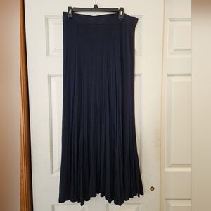 Simply Vera Vera Wang Deep Blue Maxi Skirt